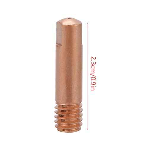 20 PCS Welding Supplies, 1.0 MM Welding Equipment, 0.9 Inch Wire Welder, for Welding Torch, Hard Metal