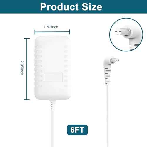 15V Charger for Black and Decker 90627870 Dustbuster Handheld Vacuum HHVI315JO42 HHVI320JR02 HFVB320J27 HLVA320JS10 S003AQU1500015 Power Adapter