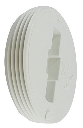 Canplas 3-Inch Flush Cleanout Plug - Watertight Drainage Access