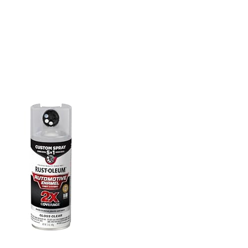 Rust-Oleum 2X Automotive Enamel Spray Paint 5-in-1 Gloss Clear 12oz