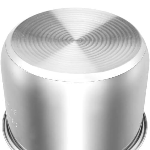 6QT Stainless Steel Inner Pot for Instant Pot – 304 Food-Grade Replacement (No Teflon) 18/8, Thick 3-Ply Base