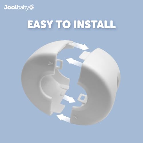 Jool Baby Door Knob Child Safety Covers (4 Pack) Prevent Kids from Opening Doors ? Easy to Install