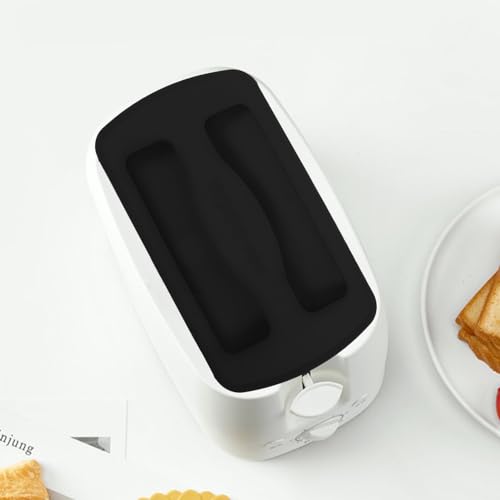 UPKOCH Silicone Toaster Top Cover Lid Black 6.88 x 4.13 in - 1pc