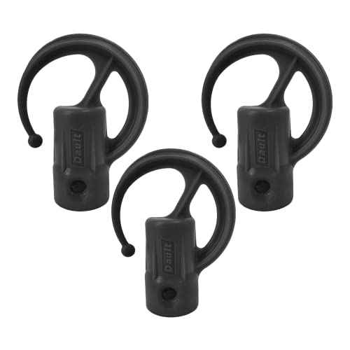 DAULT American-Made Heavy Duty Garage Storage Hooks for Dewalt Attachments | Tool Holder Hangers | Wall Mount Utility Hooks | Set of 3 | Made in U.S.A. (Patented)