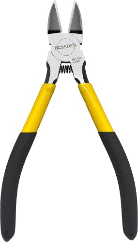 BOOSDEN 6.5-Inch Diagonal Wire Cutter Pliers - Professional Snipping Tool (1 Pack)