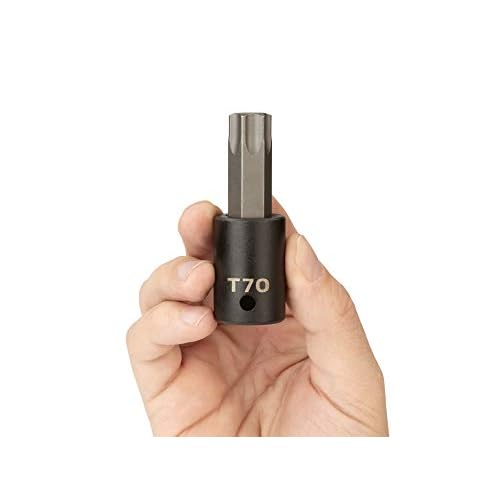 TEKTON 1/2 Inch Drive x T70 Torx Impact Bit Socket | SIB24270
