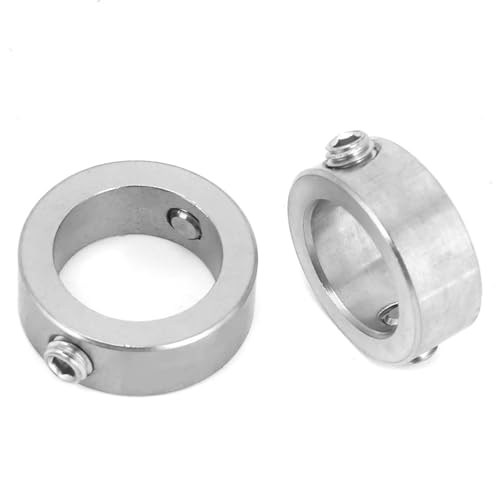 12pcs 3-16mm Drill Stop Collar Set, Drill Bit Depth Stop Collars Stainless Steel for High Carbon Steel Drills Drilling Limit