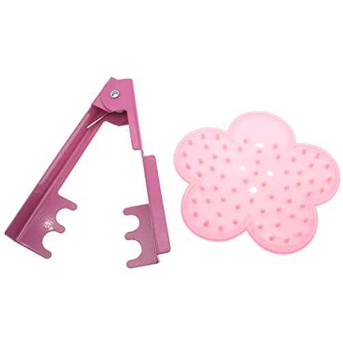 1 Set Rose Stem Leaf Thorn Stripper Stripping Tool Thorn Remove (Pink)