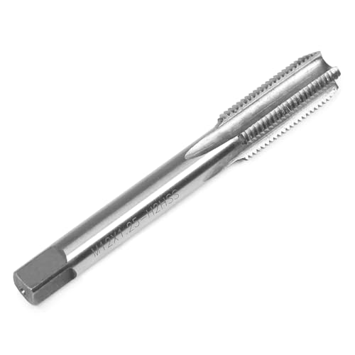 M12 x 1.25 Metric Thread Tap M12 x 1.25mm High-Speed Steel Machine Tap Right Hand Tap