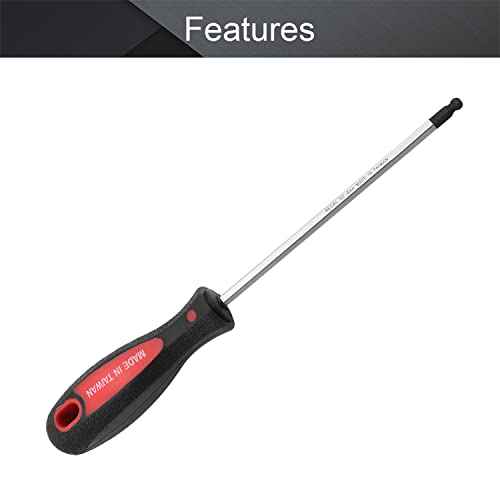 Utoolmart 4mm x 100mm Ball Head Precision Screwdriver Hex Design Wrench Hand Tool 1Pcs