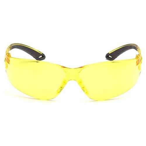 Pyramex Itek Safety Eyewear Amber Lens Amber Temples