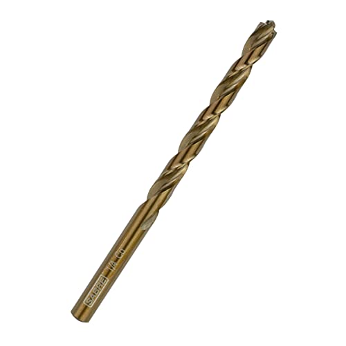 1/4 Inch Cobalt Drill Bits 5pcs Heavy-Duty Metal Drill Bit Set for Steel, Cast Iron (1/4" x 4")