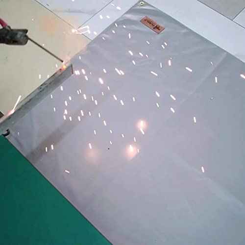 FLASLD Heavy Duty Welding Blanket Fireproof 4x4 ft,Heat Shield Mat Welding Accessories and Tools, Soldering Blanket for Industrial and Home Use