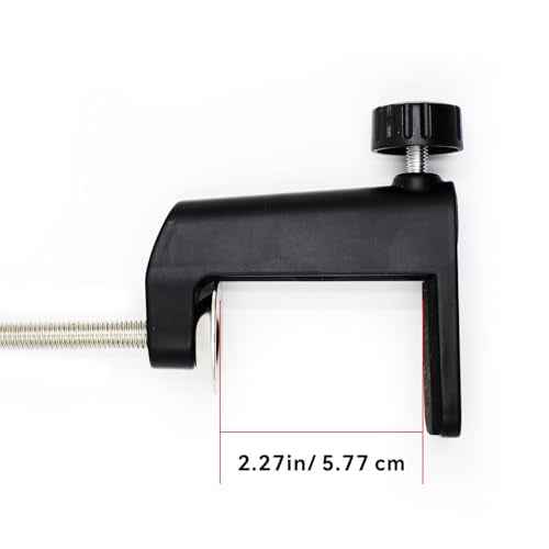 Universal C-Clamp Lamp Holder Desk Mount Clamp Base for Swing Arm Lights, DIY Lighting, Monitors, Workbenches