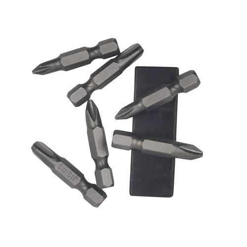 6Pcs 35mm JIS Screwdriver Bit Set with Magnetic Tip, 1/4 Hex Shank, S2 Alloy Steel & 6-Slot Storage Strip ? Perfect for Japanese Motorcycles, Cars, Bicycles, and Equipment (JIS #1x2#2x2#3x2)