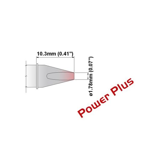 Thermaltronics M6CH176H Chisel 30deg 1.78mm (0.07in), Power Plus