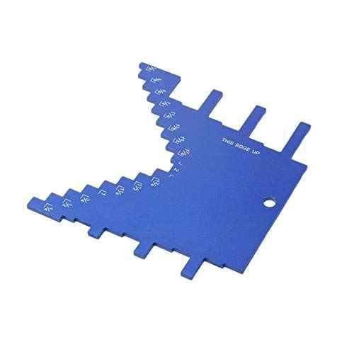 2 in 1 Step Depth Gauge for Router and Table Saw,Aluminum Step Depth Gauge for Setting up Blade Height