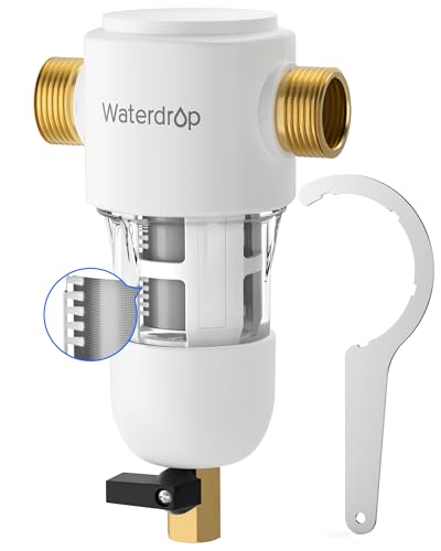 Waterdrop PF01 Spin Down Sediment Filter 50 Micron, Stainless Steel, NSF Certified