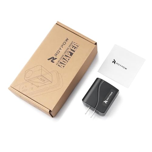 RoyPow 12V/2A AC to DC Car Power Adapter for Dashboard Camera, DVR, Bluetooth
