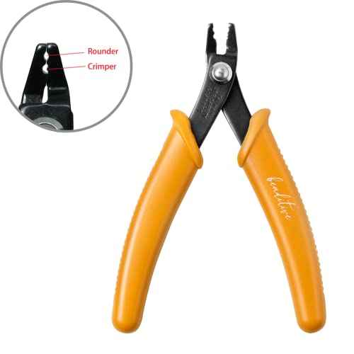 Beaditive Bead Crimping Plier for 2mm & 3mm Beads and Tubes | 5-Inch (Honeycomb)