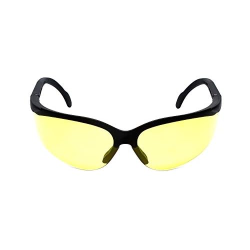 UV Protection Adjustable Safety Glasses with Yellow Tint, 7821
