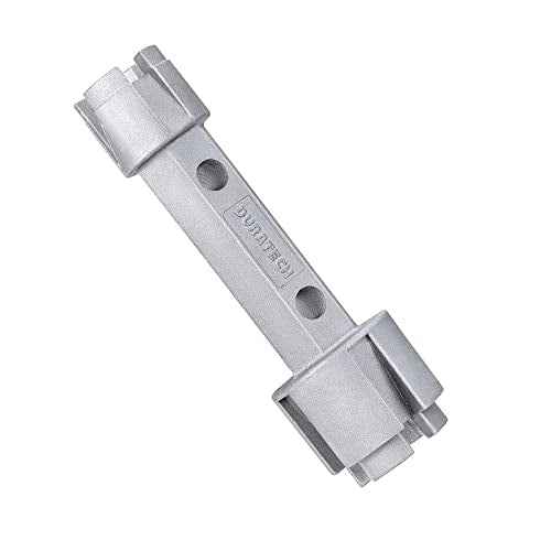 DURATECH Tub Drain Remover Wrench, Dual Ended Aluminum Alloy Wrench for Bath and Shower Drains