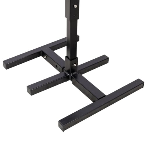 Heavy Duty Manual Trash Compactor Tool for 32-170 Gallon Bins - Black Steel Waste Press