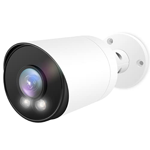 Marquis 4MP PoE IP Bullet Camera with Audio, IP Security Camera Outdoor Rated, Waterproof IP66, 108¡Æ Wide Angle 2.8mm Lens (Color Night) NDAA Compliant