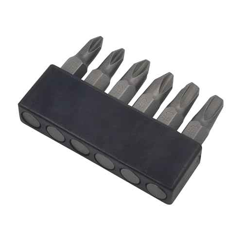 6Pcs 35mm JIS Screwdriver Bit Set with Magnetic Tip, 1/4 Hex Shank, S2 Alloy Steel & 6-Slot Storage Strip ? Perfect for Japanese Motorcycles, Cars, Bicycles, and Equipment (JIS #1x2#2x2#3x2)