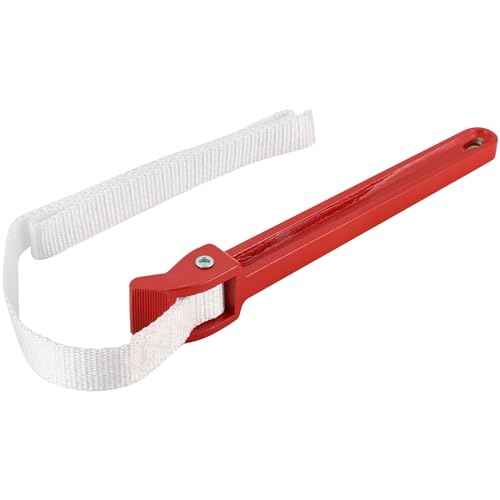 12 Inch Pipe Strap Wrench | Adjustable Nylon Strap Wrench Oil Filter Strap Opener Wrench Belt Repairing Wrench for Auto Oil Filter Element