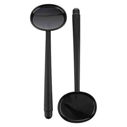 4 Pack Black Handheld Eye Occluder Plastic Vision Optics Optometry Instrument for Eye Chart Exam