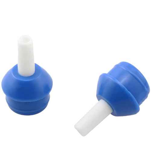 TAODAN 12PCS Manual Solder Sucker Gun Heads Universal Suction Nozzle Vacuum Desoldering Pump Welding Suction Cup Remover for 13-inch Model DS-017 Circuit Maintenance IC Disassembly Blue Color