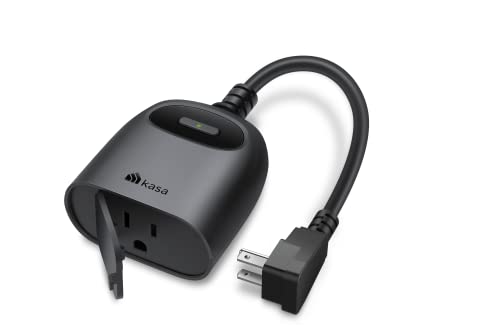 Kasa Outdoor Smart Wi-Fi Plug KP401 - 1 Socket, Weather-Resistant, Timer