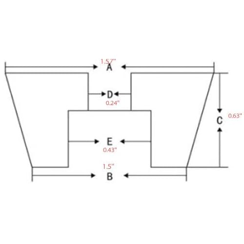 4 Set Rubber Foot Mount With Mounting Screws And Nuts