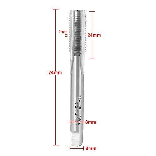 ATOPLEE Metric Thread Tap, M10 HSS 6542 Right Hand Thread Tap (M10x1.0)
