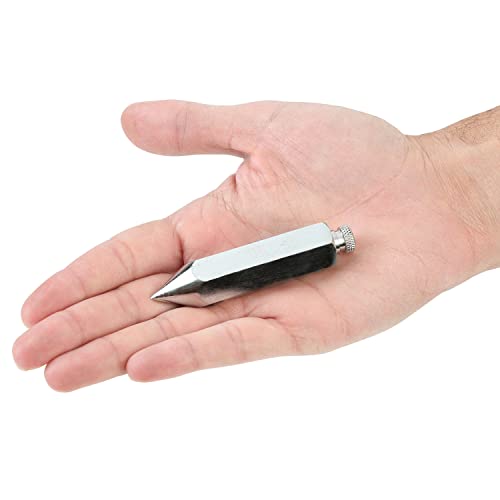 GreatNeck 8oz Plumb Bob for Vertical Alignment, Hexagon Bob, Steel
