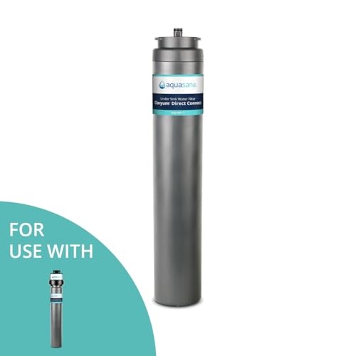 Aquasana AQ-MF-1-R Claryum Under Sink Water Filter Replacement - Includes Direct Connect