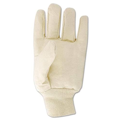 MAGID MultiMaster Lightweight Cotton Canvas Gloves, 24 Pairs, Size Men's Jumbo (Fits XL) (T83J)