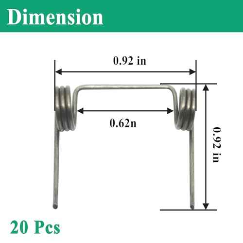 20 Pcs 877761 Nailer Feeder Springs for Coil Roofing Nailer, Fit NV45AA, NV45AB, NV45AB2, NV45AB2S, NV45AE Coil Nailers
