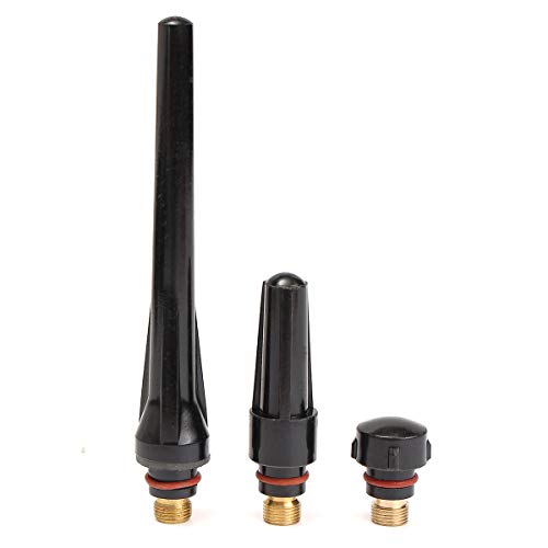 Alffun 58pcs TIG Welding Torches Gas Lens Kit Collet Body Alumina Nozzle Consumables Kit Fit WP-17/18/26 Series TIG Welding Torch Accessories