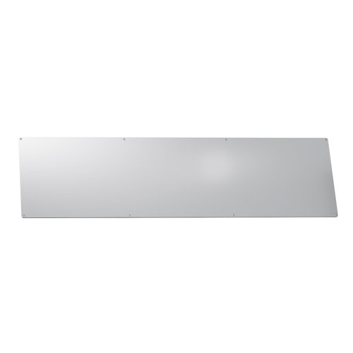 10 in. x 34 in. Stainless Steel Door Kick Plate – 22 Gauge 430#3 Finish with Mounting Screws