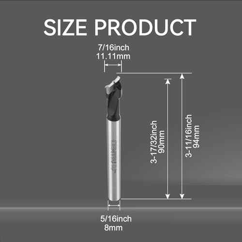 11.11mm | 7/16inch Carbide Forstner bit, 1.6mm Thickness of YG8 Carbide, Woodworking Hinge Cutter Tool Kits for Wood, Plywood and Plastic by CENYB