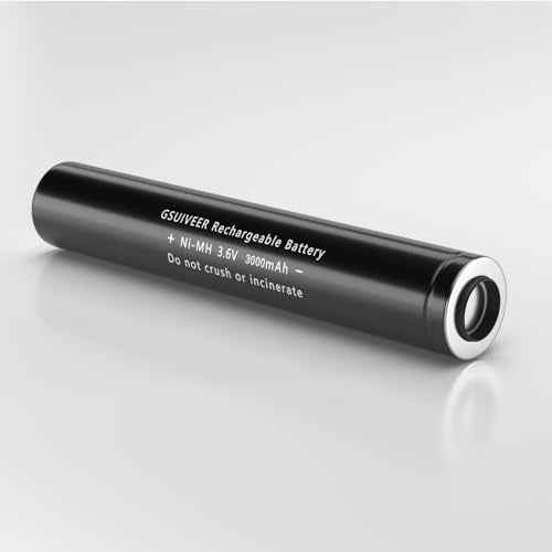 75175 75375 3.6V 3000mAh Ni-MH Flashlight Battery Compatible with Streamlight Stinger 75813 75810 76000 PolyStinger Pelican M9 FL126 Flashlight(2-Pack)