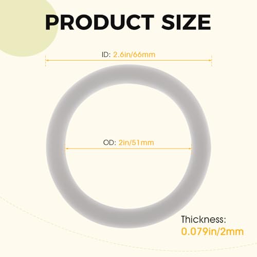 DRELD Replacement Black Decker Blender Gasket O-Ring 4Pcs | Fits BL1900, BL3900, BL4900, BL5000, BL5900, BL6000, BL9000