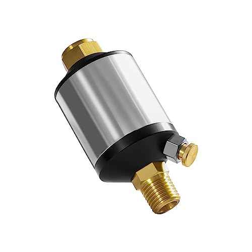 Watflow Air Compressor Water Separator Filter for Air Line, 1/4" NPT Inlet and Outlet, 150 psi, Protect Tool for Pneumatic