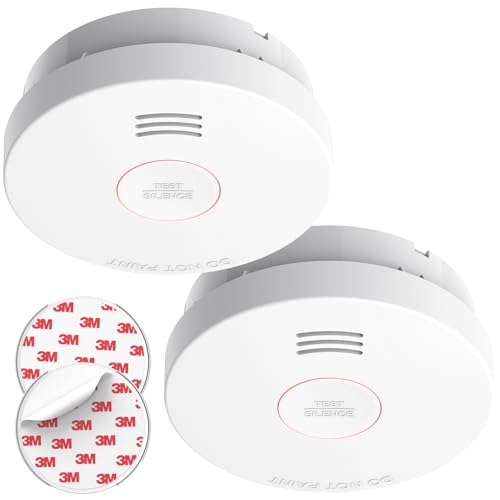 SITERLINK GS525A 10-Year Battery Smoke Detector 2 Pack - AI & Photoelectric