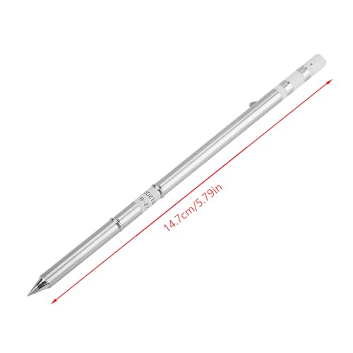 T12 Series Soldering Iron Tips, Stainless Steel Soldering Tips, Copper Solder Tips, Soldering Station Tip Welding Tool Replacement for FX-951 Rework Station (Pack of 10)