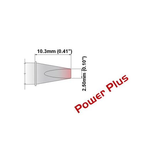 Thermaltronics M8CH175H Chisel 30deg 2.5mm (0.10in), Power Plus
