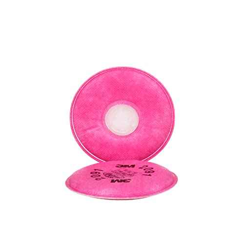 3M Particulate Filter 2091, P100, Pink