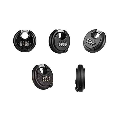 70mm Combination Discus Lock£¬ Disc Padlock Combination for Garage, Outdoor Fence, Shed, Storage Unit, Trailer, 1 Pack
